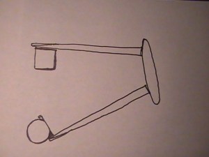 Spaceship transitioning to artificial gravity