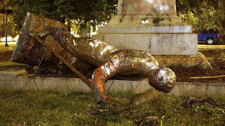 4th Confederate Statue pulled down in Richmond in 10 days